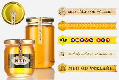 Pečetní pásky na med
