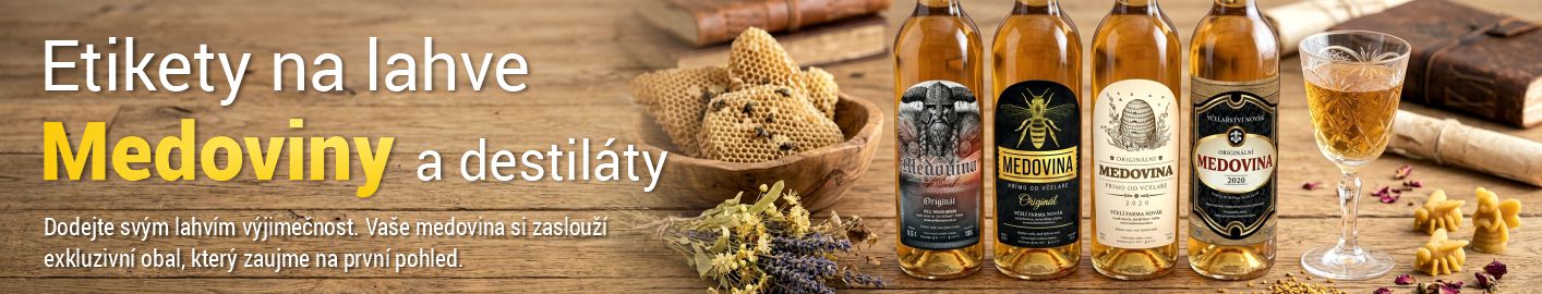 Etikety na medovinu