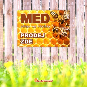 Cedule prodej medu - 300x210mm - CDM 1