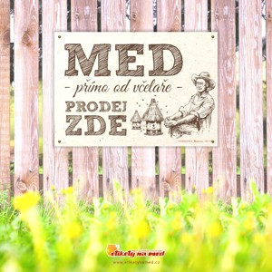 Cedule prodej medu - 300x210mm - CDM 12