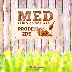 Cedule prodej medu - 300x210mm - CDM 13