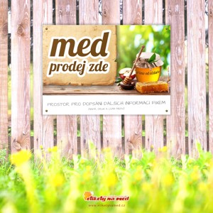 Cedule prodej medu - 300x210mm - CDM 16