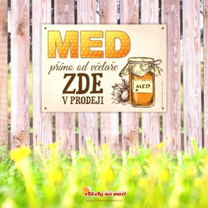 Cedule prodej medu - 300x210mm - CDM 18