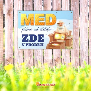 Cedule prodej medu - 300x210mm - CDM 20