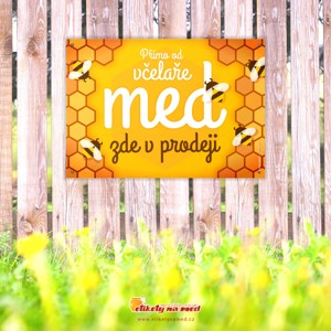 Cedule prodej medu - 300x210mm - CDM 21