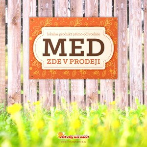 Cedule prodej medu - 300x210mm - CDM 22