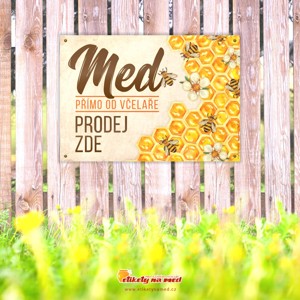 Cedule prodej medu - 300x210mm - CDM 29