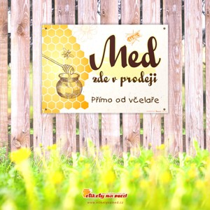Cedule prodej medu - 300x210mm - CDM 33