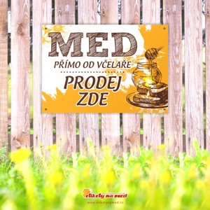 Cedule prodej medu - 300x210mm - CDM 5