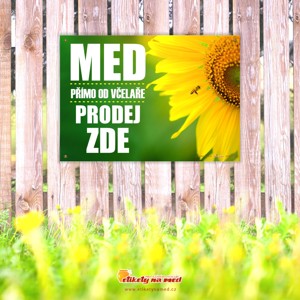 Cedule prodej medu - 300x210mm - CDM 8