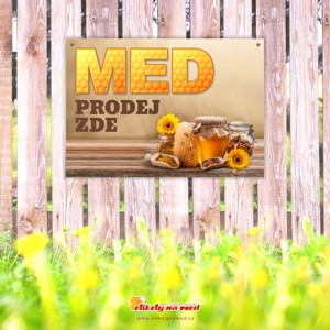 Cedule prodej medu - 300x210mm - CDM 9