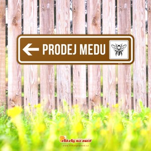 Cedule prodej medu - 420x130mm - CDS1