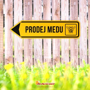 Cedule prodej medu - 420x130mm - CDS3