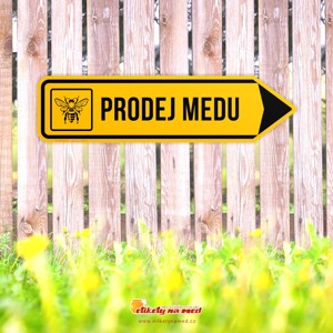 Cedule prodej medu - 420x130mm - CDS4