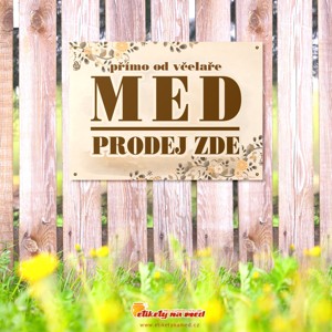 Cedule prodej medu - 420x300mm - CD11