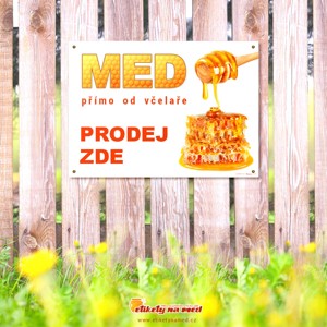 Cedule prodej medu - 420x300mm - CD2