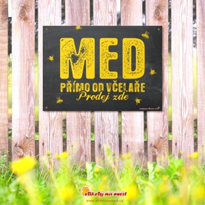Cedule prodej medu - 420x300mm - CD31