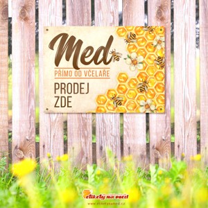 Cedule prodej medu - 420x300mm - CD32