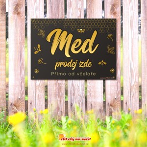 Cedule prodej medu - 420x300mm - CD37