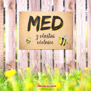 Cedule prodej medu - 420x300mm - CD38