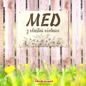 Cedule prodej medu - 420x300mm - CD39