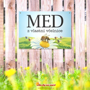 Cedule prodej medu - 420x300mm - CD40