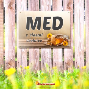 Cedule prodej medu - 420x300mm - CD42