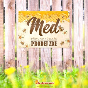 Cedule prodej medu - 420x300mm - CD51
