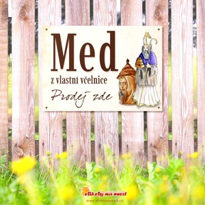 Cedule prodej medu - 420x300mm - CD52