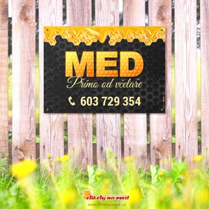 Cedule prodej medu - 420x300mm - CD66