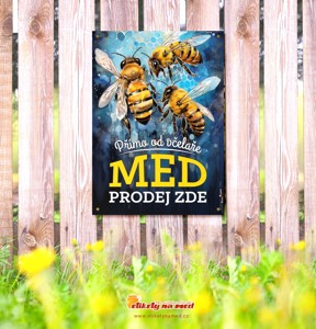 Cedule prodej medu - 300x420mm - CD71