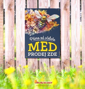 Cedule prodej medu - 300x420mm - CD72