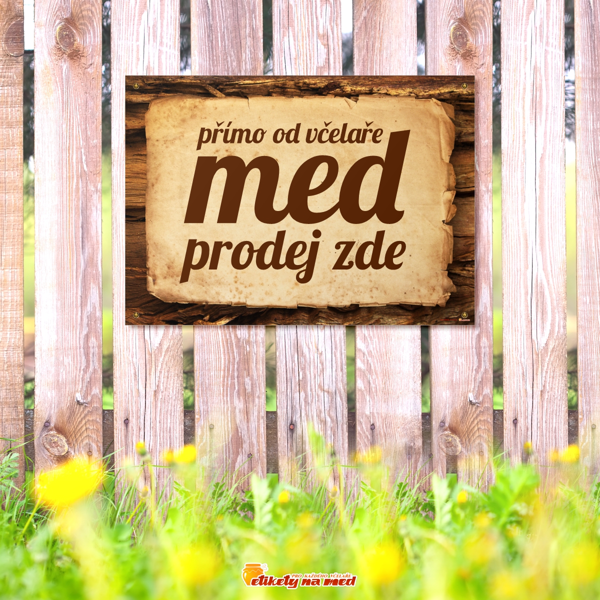 Cedule prodej medu - 420x300mm - CD9