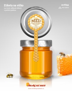 Etiketa na med - em45kpp - 37