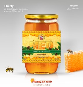 Etiketa na med - em95x80-14