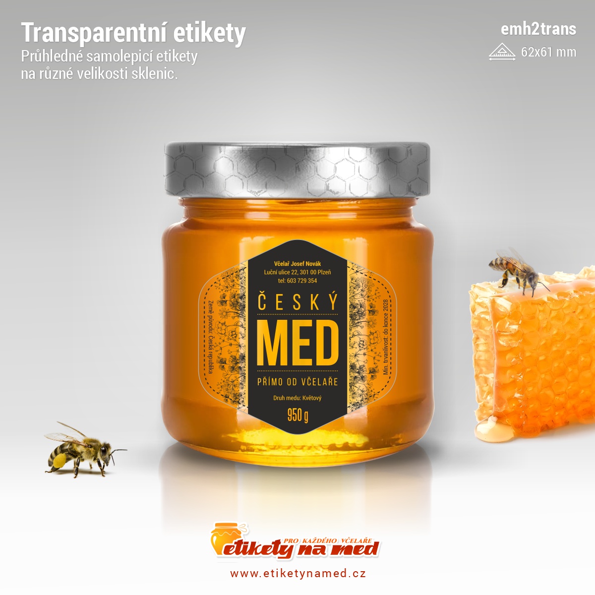 Transparentní etiketa - emh2trans-11