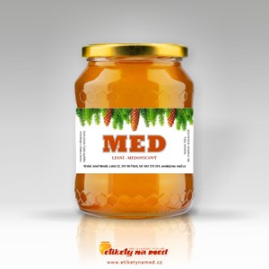 Etiketa na med - emm-106