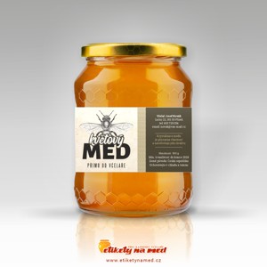 Etiketa na med - emm-129