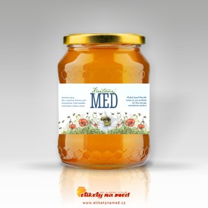 Etiketa na med - emm-136
