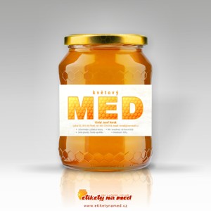Etiketa na med - emm-22