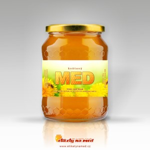 Etiketa na med - emm-34
