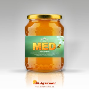 Etiketa na med - emm-37