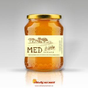 Etiketa na med - emm-60