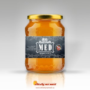 Etiketa na med - emm-74
