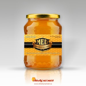 Etiketa na med - emm-78
