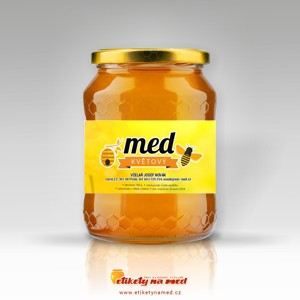 Etiketa na med - emm-87