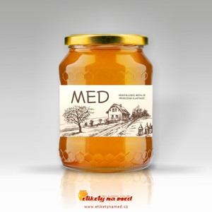 Etiketa na med - emmu-12