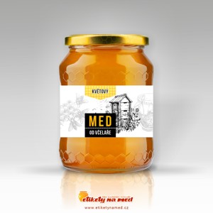 Etiketa na med - emmu - 24