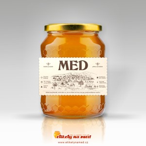 Etiketa na med - emmz-96