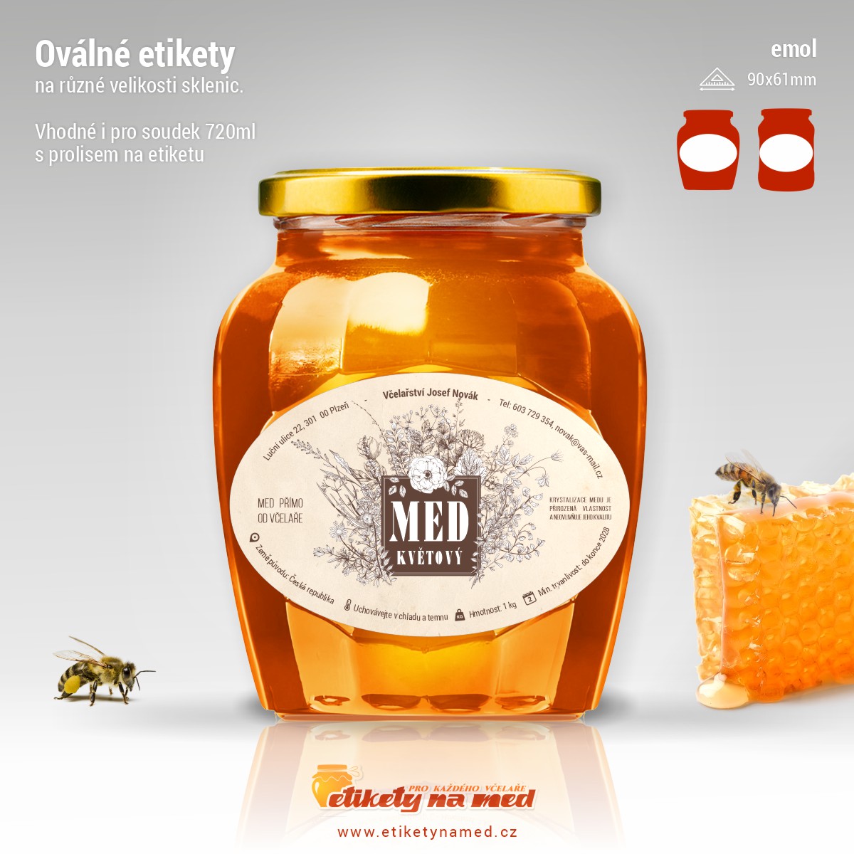 Etiketa na med - emol-1